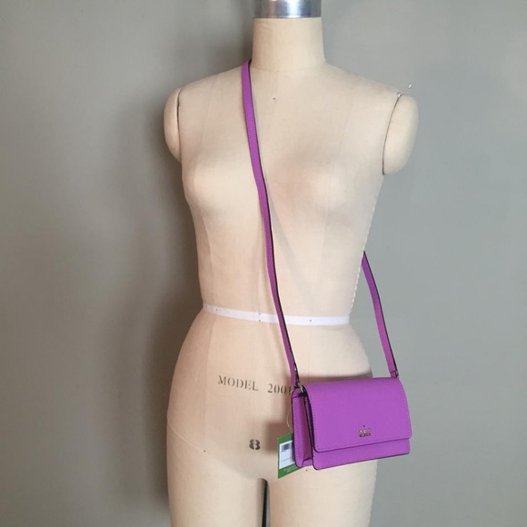 Kate Spade Arielle Morning Glory Purple Crossbody - Picture 3 of 8